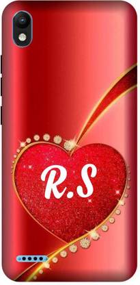 3D U PRINT Back Cover for Infinx Smart 2 ,X5515I,X5515F, RS, R LOVES S, NAME, LETTER, ALPHABET, RS LOVE