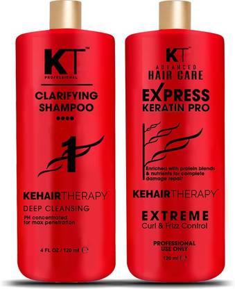KEHAIRTHERAPY KT Advanced Haircare Express Keratin Pro Kit 240 ml (Pack Of 2)