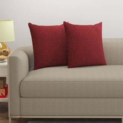 YELLOW WEAVES Jute Cushions Cover