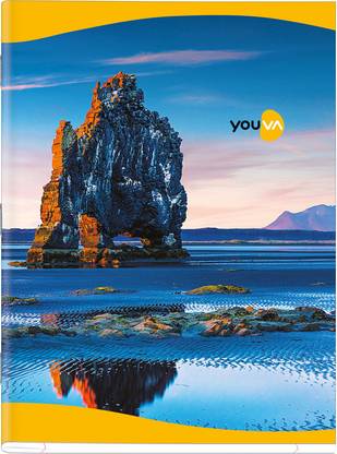 NAVNEET Youva Soft Bound 18x24 cm Book-size Notebook Single Line 172 Pages