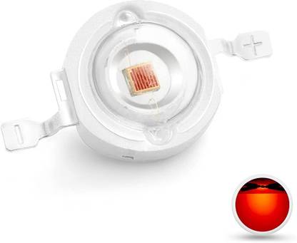 NEXT GEEK (Pack of 10) 3 Watt Red High Power Led Chip SMD Bulb Lamp LED Diode Light Electronic Hobby Kit