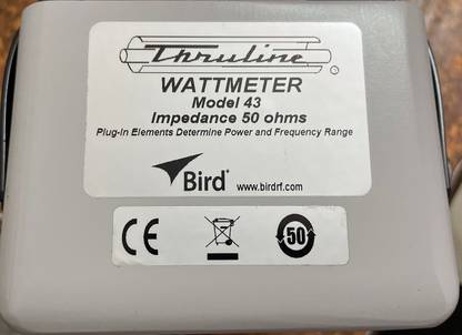 Bird 43 Frequency Meter