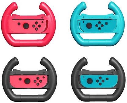 Etzin 2Pcs Upgraded Steering Wheel Gamepad For Nintend Switch OLED Wheel Handle Grips  Gamepad