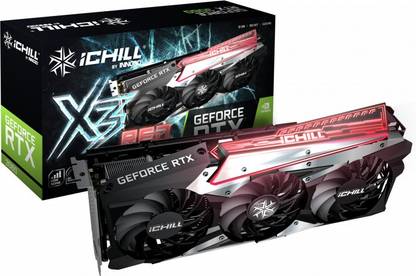 Inno3D GEFORCE RTX 3060 ICHILL X3 Red 12GB GDDR6 12 GB NVIDIA Chipset 192 bit 1837 MHz Graphics Card