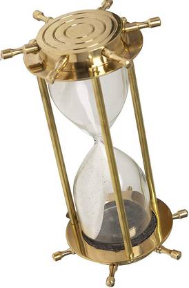 utc Sand Timer 4-6 Minute Hourglass Clock with Sparkling White Sand Analog Kitchen Timer