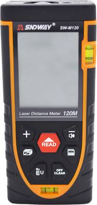 SYGA DistanceMeter_120m SYGA Distance Meter 120m Digital Laser Distance Measuring Tape Tool, Distance Measuring Meter (120 meter) Non-magnetic Engineer's Precision Level (14cm) Non-magnetic Engineer's Precision Level