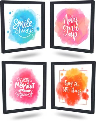 Blue Finch Inspirational And Motivational Wall Art - Office Decor- Positive Quotes For Wall Digital Reprint 8.5 inch x 8.5 inch Painting