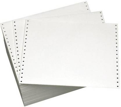 Qrom DOT MATRIX COMPUTER {Not A4 } 6*12*1 60 gsm Printer Paper