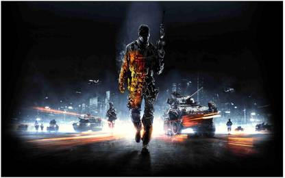 Battlefield Flex Poster For Room Mo-1528 Photographic Paper