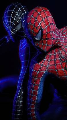 Spiderman Black And Red Rd Matte Finish Poster Paper Print