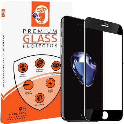 STP Edge To Edge Tempered Glass for iPhone 6 Plus / iPhone 6s Plus (5.5 Inch) Premium Screen Protector | 9H Hardness Military Grade Tempered Glass