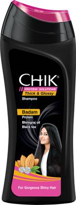 Chik Protein Solutions Thick And Glossy Shampoo, With Badam Protein
