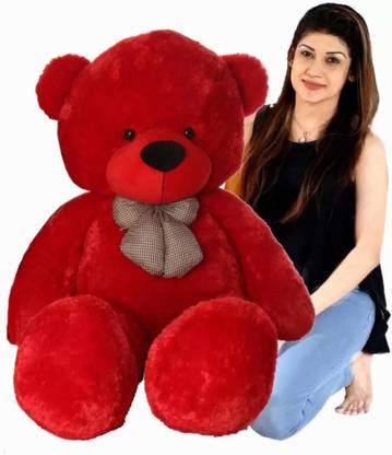 ASJS 3 feet red teddy bear high quality gift for girl 90 cm .2323  - 90 cm