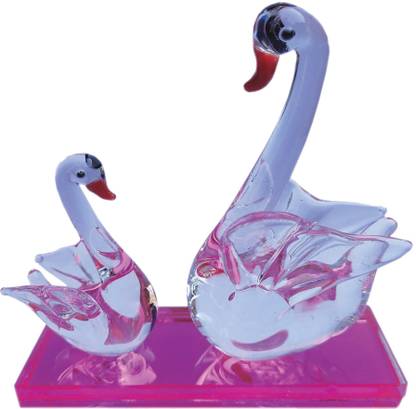 mittoo Decorative Table Top Showpiece Duck Mother Baby 32 Decorative Showpiece  -  10 cm