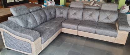 darpan Sod Fabric 6 Seater  Sofa