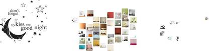 Decal Krishna 91 cm cretive stickers fool lief black wall stickers (60x7) Self Adhesive Sticker