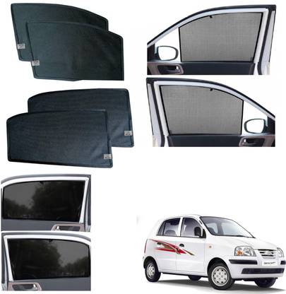 CuboDePlato Car Fix curtain window shades half curtains Sunshade For Santro Xing Car Curtain