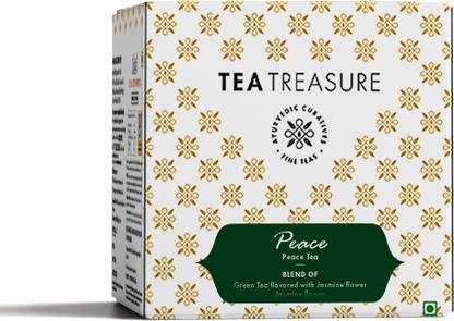 TeaTreasure Pyramid Jasmine Green Tea Box