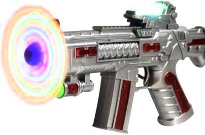 A1STAR SPACE GUN With lager light flashing rotation Blades Gun For Kids Guns & Darts