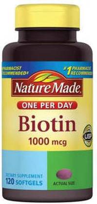 Nature Made Biotin 1000 mcg Softgels 120 ea