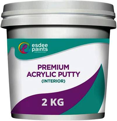 ESDEE PAINTS Acrylic Wall Putty White ( 2 KG ) Functional Wall Paint