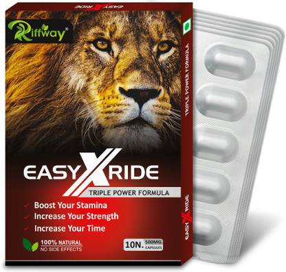 Riffway Easy X Ride Organic Tablet | Intensifies Male Erection Intercourse Desire