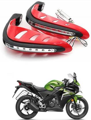 PRTEK Motorcycle Universal Bike Hand Guards with DRL Running Light 615 Bike Crash Guard