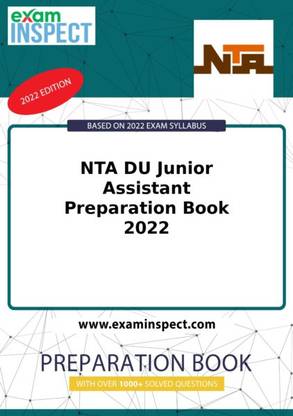 NTA DU Junior Assistant Preparation Book 2022