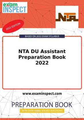 NTA DU Assistant Preparation Book 2022