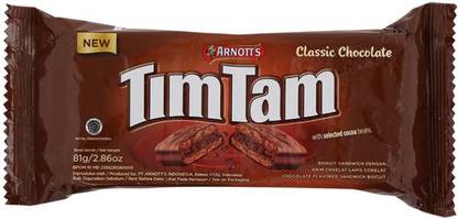 Arnott's Tim-Tam Smooth and Crunchy Sandwich Biscuits Chocolate (IMPORTED FROM INDONESIA) Cream Filled Biscuit