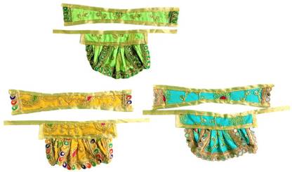 MountAlps Hanuman Ji Chola, made of Silk Cloth. Dress Size: Chola 15 Inch Dress