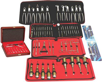 TRUST & CARE New Clinic Setup Beginner Package With 70 Instruments Dental Elevator