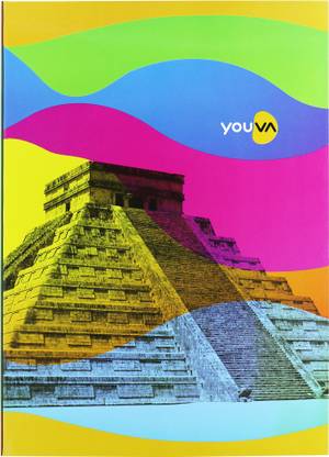 NAVNEET Youva Soft Bound Long Book Rainbow 21x29.7 cm A4 Notebook Single Line 140 Pages