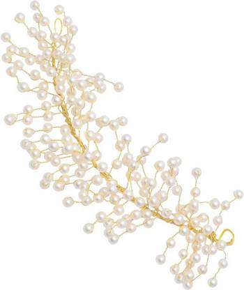 VANITY GLAM WOMEN HAIR ACCESSORY NEW ARTIFICIAL FLOWER Hair Chain