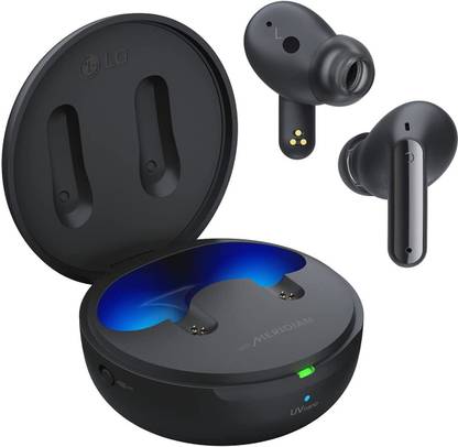 LG FP6 Active Noise Cancelling Earbuds, 22 Hrs Battery, UV Nano Case, 3D Sound Bluetooth