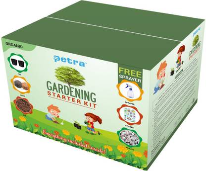 PETRA Gardening Starter Kit DIY Easy Grow it Yourself Gardening Kit for Home & Garden