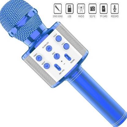 Bygaura XX BULE MIC WS-858 Wireless Microphone For All Devices (Pack of 1) Microphone
