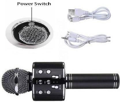 Bygaura KK BALCK MIC WS-858 Bluetooth Microphone For All Devices (Pack of 1) Microphone