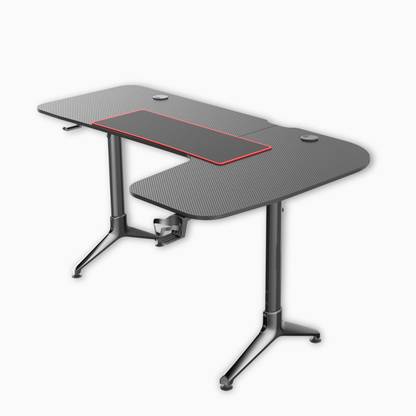 GREEN SOUL Vogue L Shaped (Right) Multipurpose Height Adjustable Engineered Wood Office Table