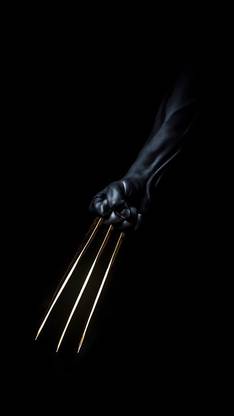 Wolverine Gold Claws Dark Minimal Matte Finish Poster Paper Print