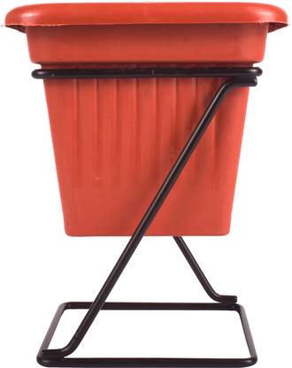 MAAUVTOR Indoor/Outdoor Plant Flower Pot/Gamla Stand for Home Garden Balcony Living Room Plant Container Set