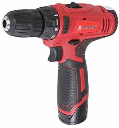 Sauran Xtra Power Professional XPT 482 Cordless Drill Machine, Red Pistol Grip Drill