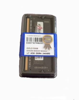 Starlite 4GB DDR4 Laptop Ram 2400MHz DDR4 4 GB (Single Channel) Laptop (DDR4 2400MHz)