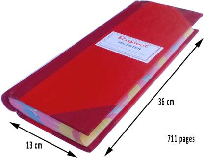 Accounts Register Book No 10 Register No 10 1-Part Register recode kip books