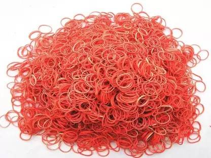 Your's Favourite Multi Elasticity Polymers 1 inch 500 gm (1 Packet) (Small Red) Rubber Band