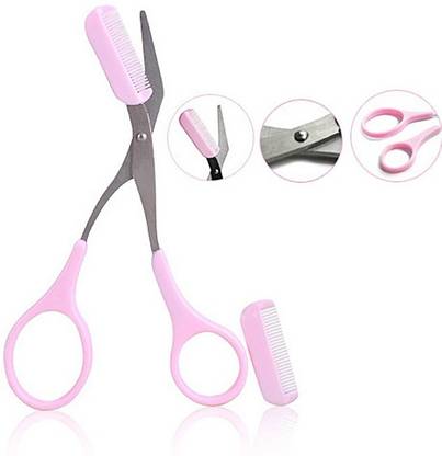 MACVL5 Women Mini Brow Class Easy-to-use Eyebrow Trimmer with Comb Cutting Scissors