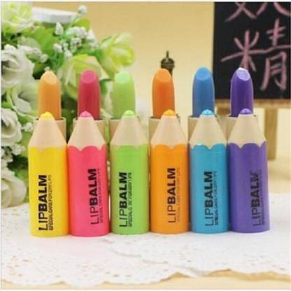 KAIASHA BEST PENCIL SHAPE LIP BALM PACK OF 6 FRUITY