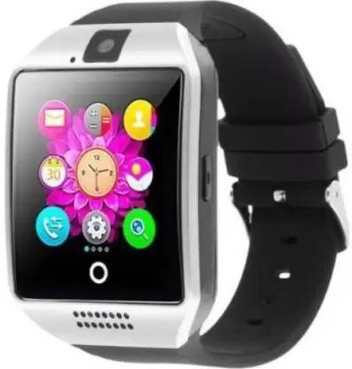 KOMCNC EVQ_117E Q18 smart watch Smartwatch (Black Strap, X) Smartwatch