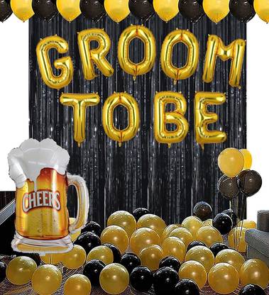 party assets Groom To Be Balloons Decoration