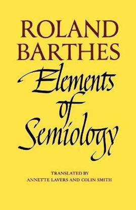 Elements of Semiology